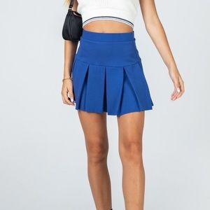 NWT princess poly lioness rescue me plead mini skirt in blue size 6
